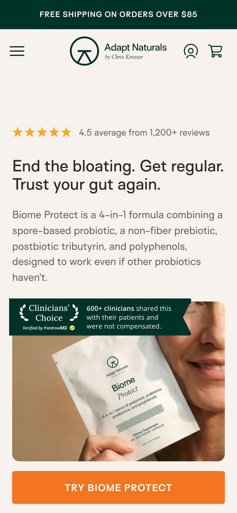 landing page capture