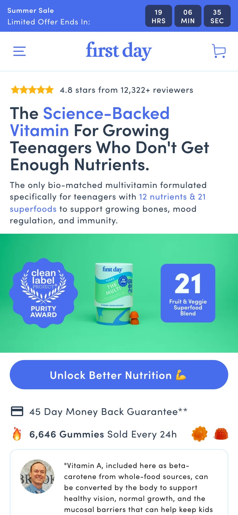 landing page capture
