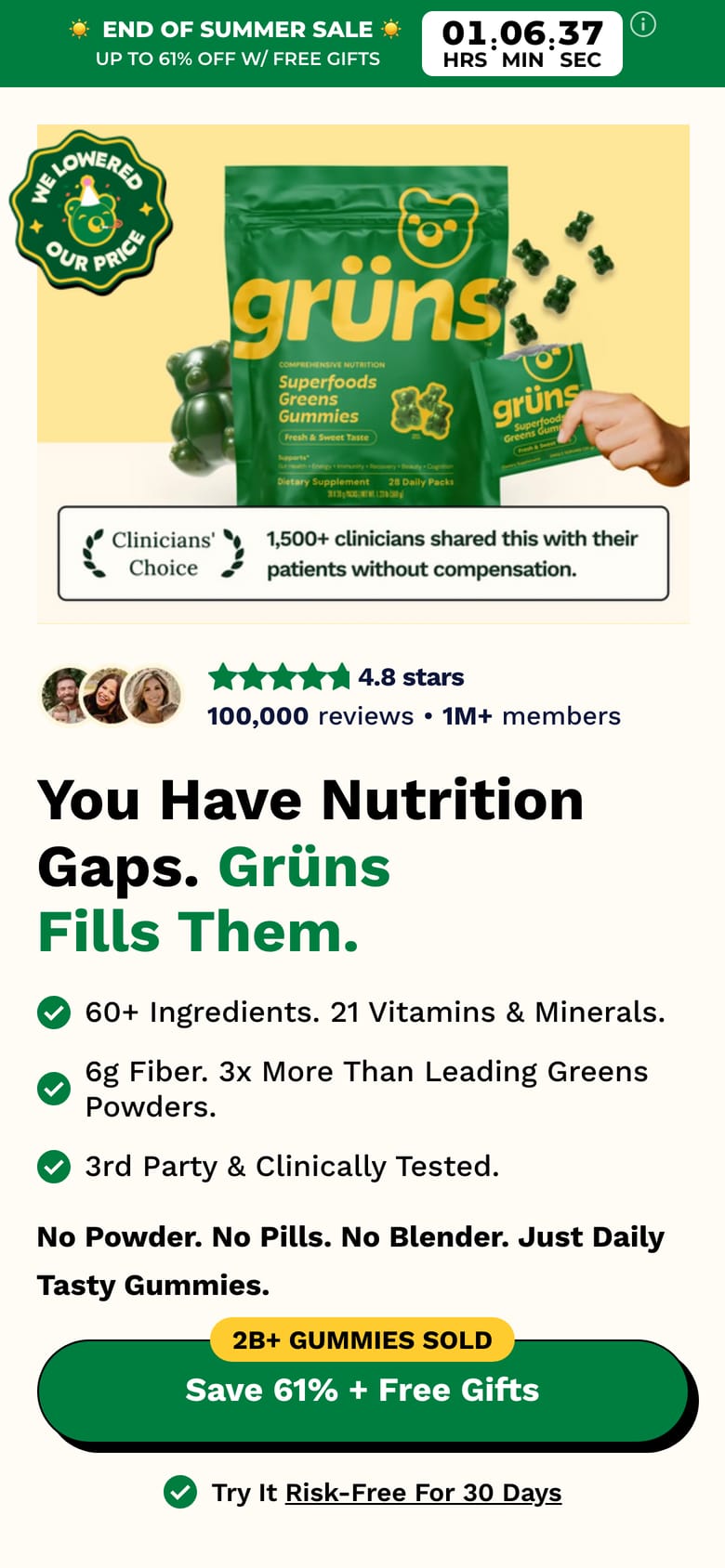 landing page capture