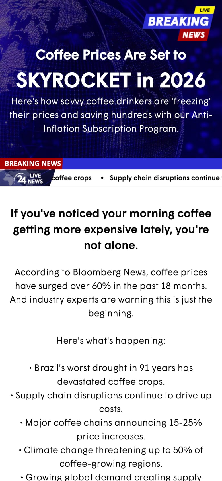 landing page capture