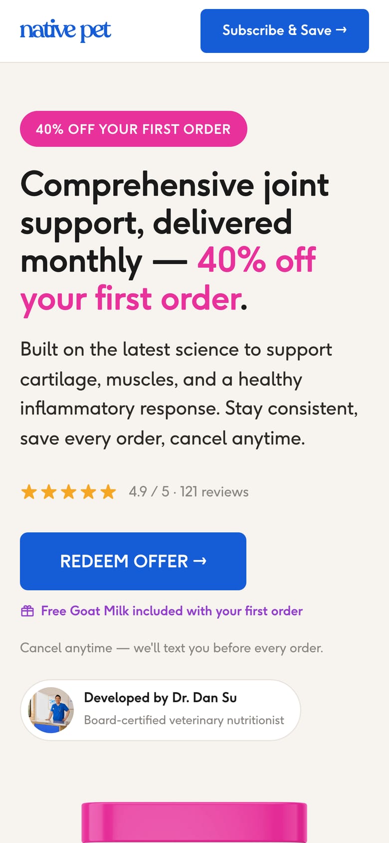 landing page capture