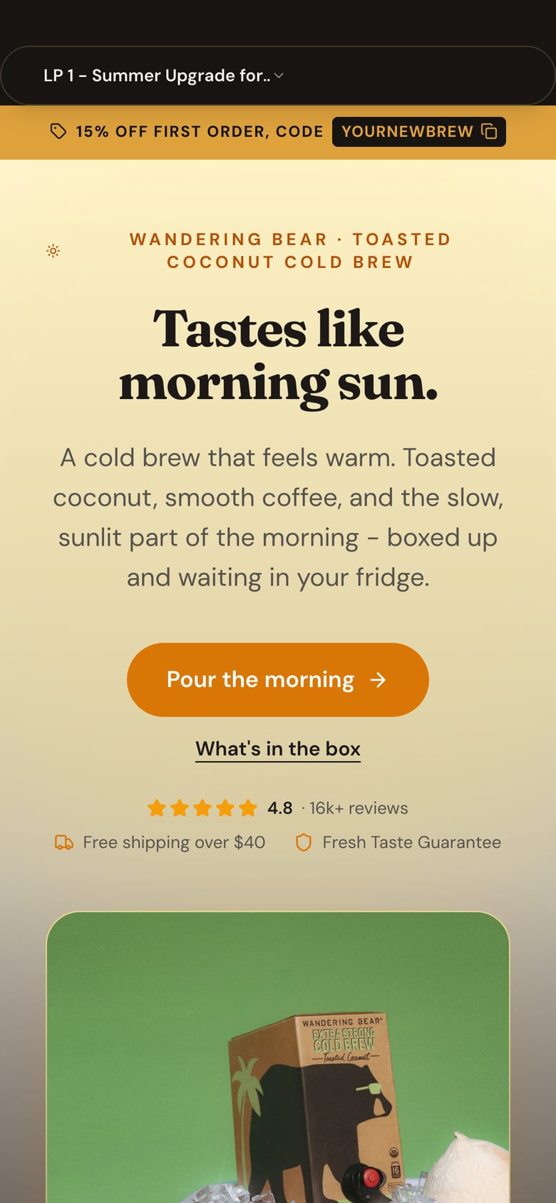 landing page capture